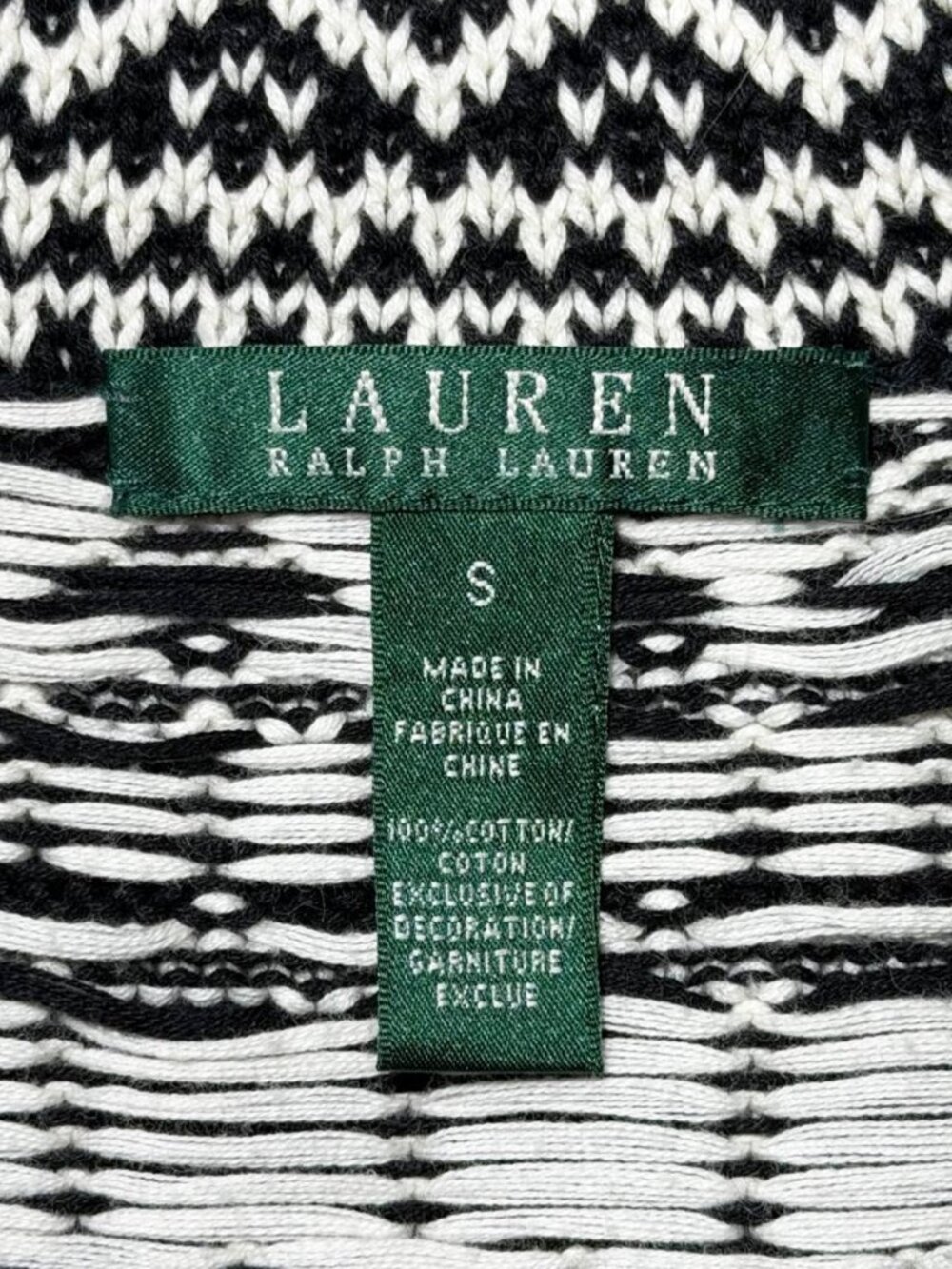 LAUREN RALPH LAUREN Southwestern Patchwork Sweater Vest - Picture 8 of 8
